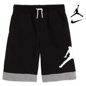 ★★Nike★★ Jordan Brooklyn Fleece Shorts W Black White HJ1 Jordan Brooklyn Fleece Men's Shorts Size - Large Black/White